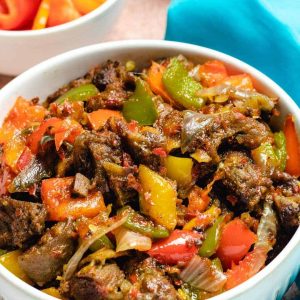 Peppered goat meat