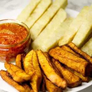 Fried Yam & Plantain